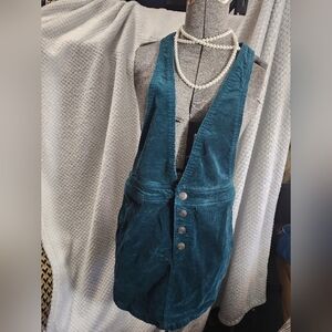Wild Fable Deep Teal Corduroy Jumpsuit